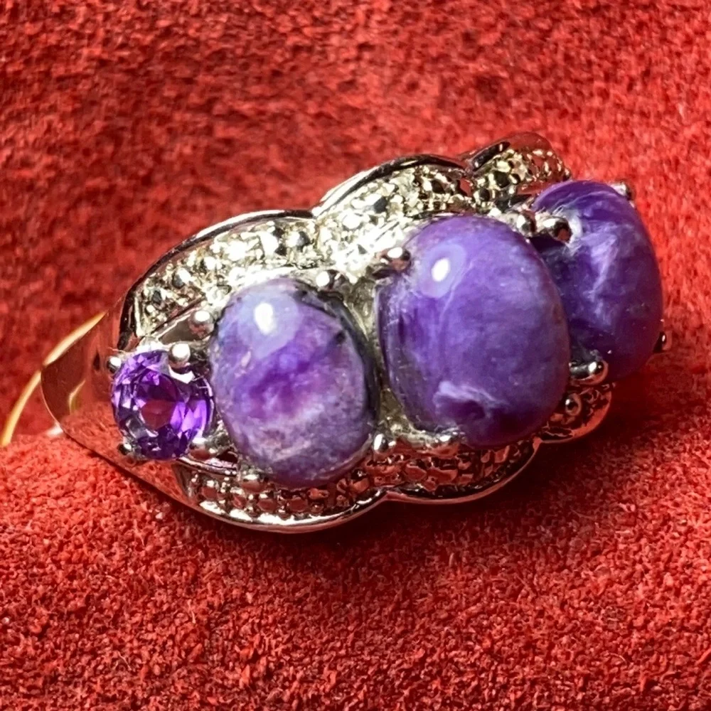 Solid Sterling Silver 925 Ring 9.5 Costume Jewelry Goth